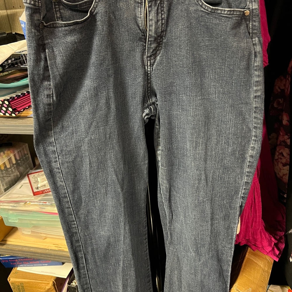 Women’s Lee Slender Secret Classic Blue Jeans 14M